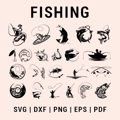 FISHING LURES SVG, Fishing Lures Svg Cut Files for Cricut, Fishing Svg, Fishing  Tackle Svg 