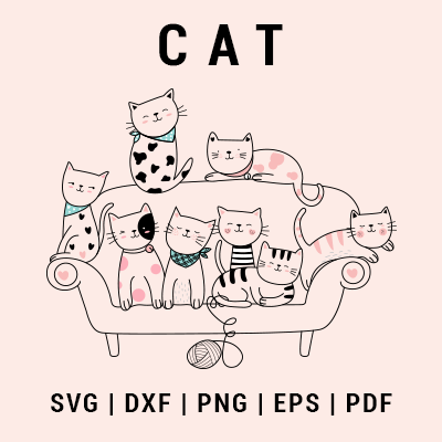 TWO CATS Svg Png Icon Free Download (#233554) 