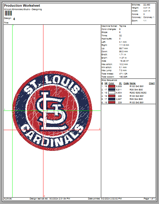 St. Louis Cardinals Logo Mlb Embroidery, Machine Embroidery, Bas 