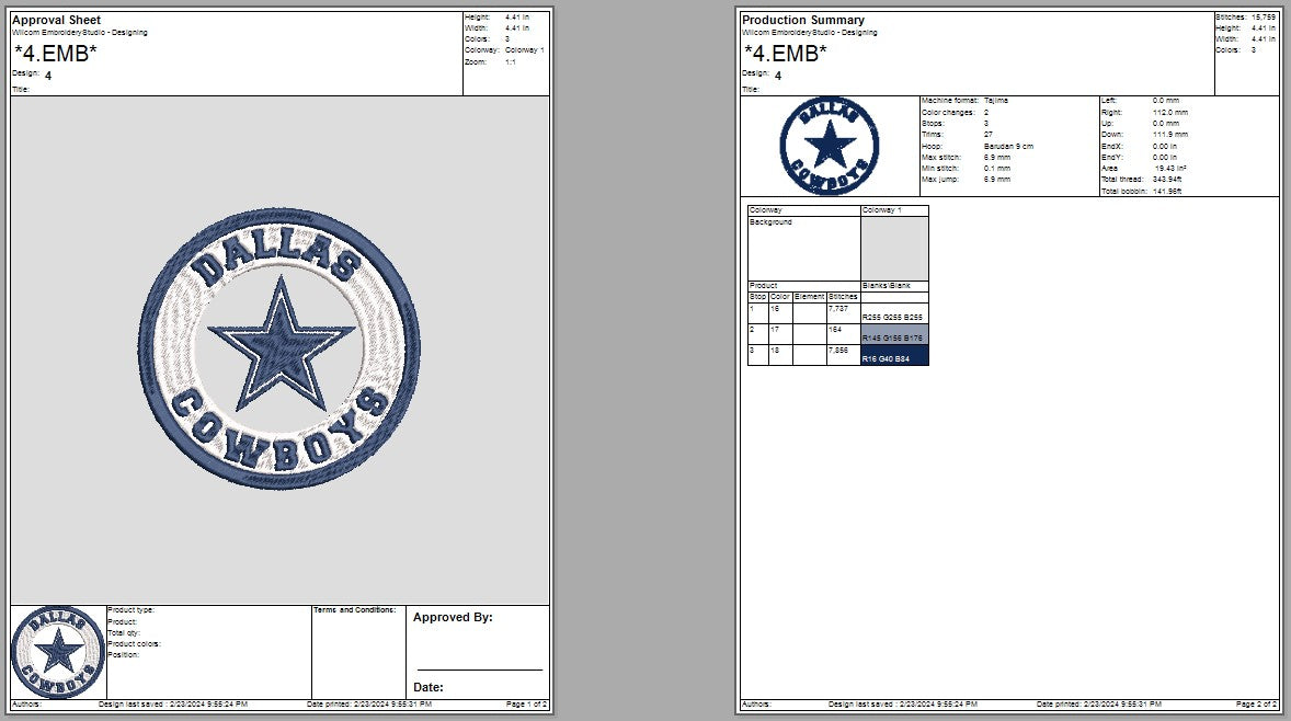 Dallas Cowboys Embroidery Design, Dallas Cowboys NFL football embroide