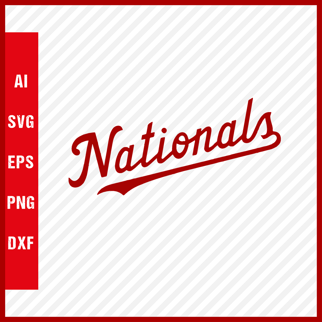 Washington Nationals Logo MLB Svg Cut Files Baseball Clipart –  Creativedesignmaker