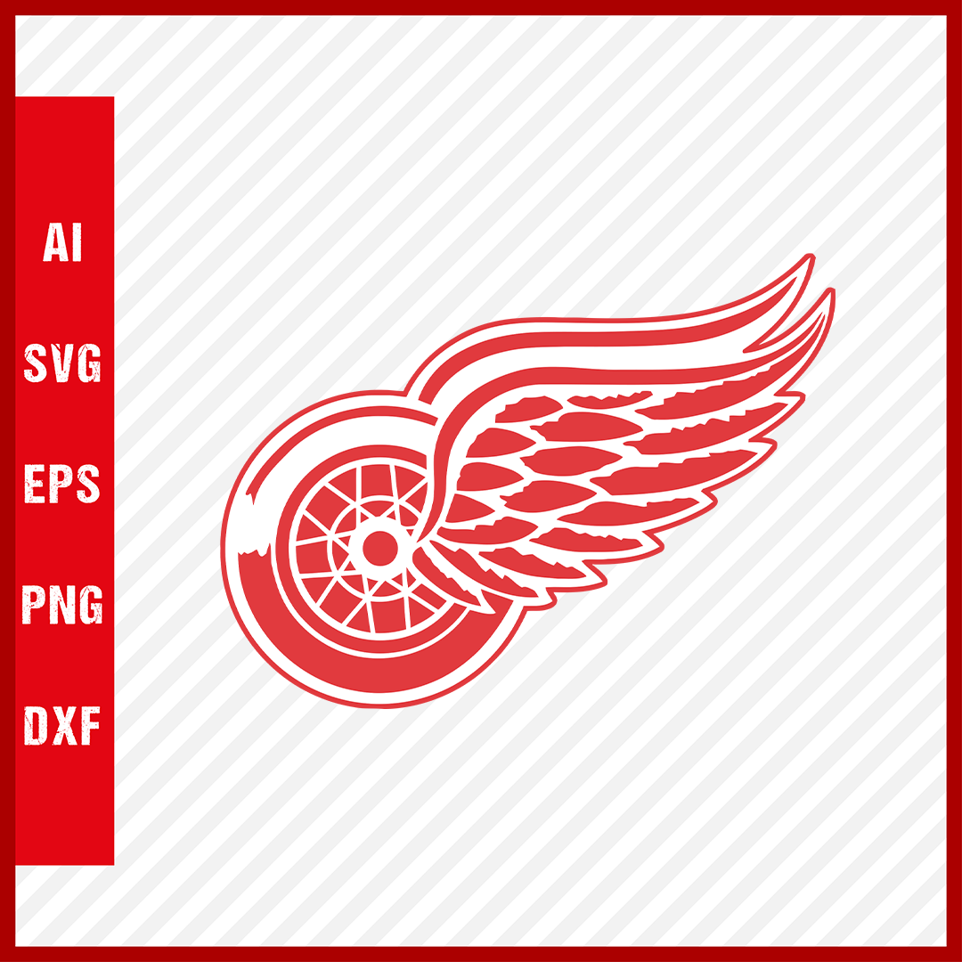 red wings logo vector