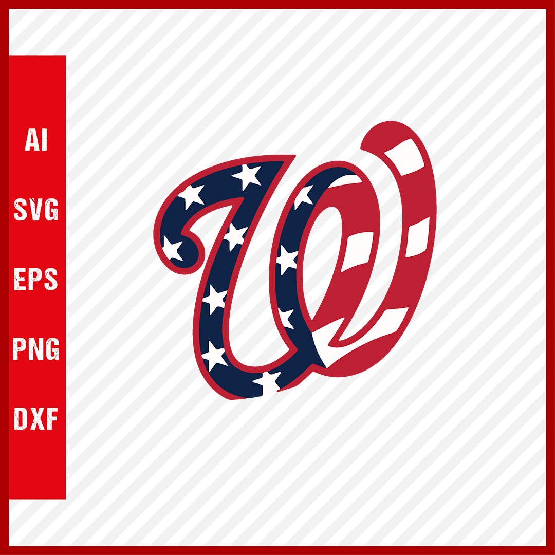 Washington Nationals Logo MLB Svg Cut Files Baseball Clipart ...