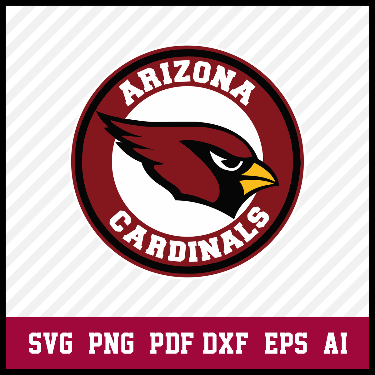 Arizona Cardinals Ripped Logo SVG, Cardinals PNG Logo, AZ Cardinals SVG