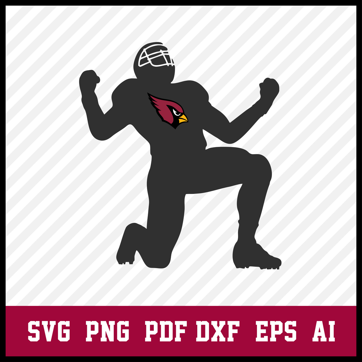 Arizona Cardinals Football Helmet svg  Creative Design Maker –  Creativedesignmaker