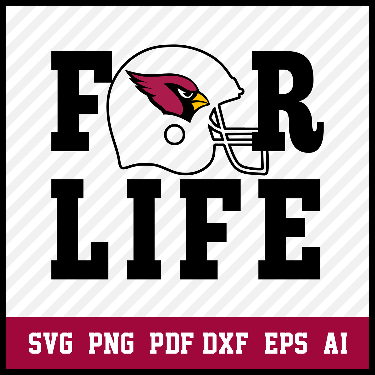 Arizona Cardinals Helmet Svg, Sport Svg, Helmet Svg