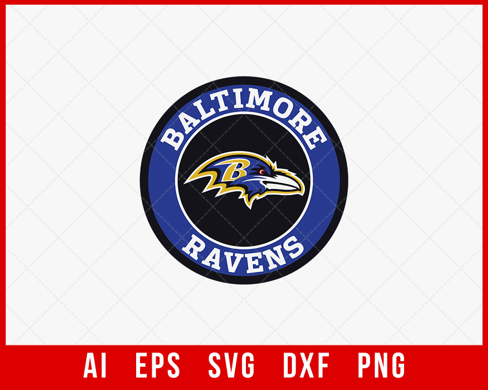 Baltimore Ravens Logo SVG NFL  Creative Design Maker – Creativedesignmaker