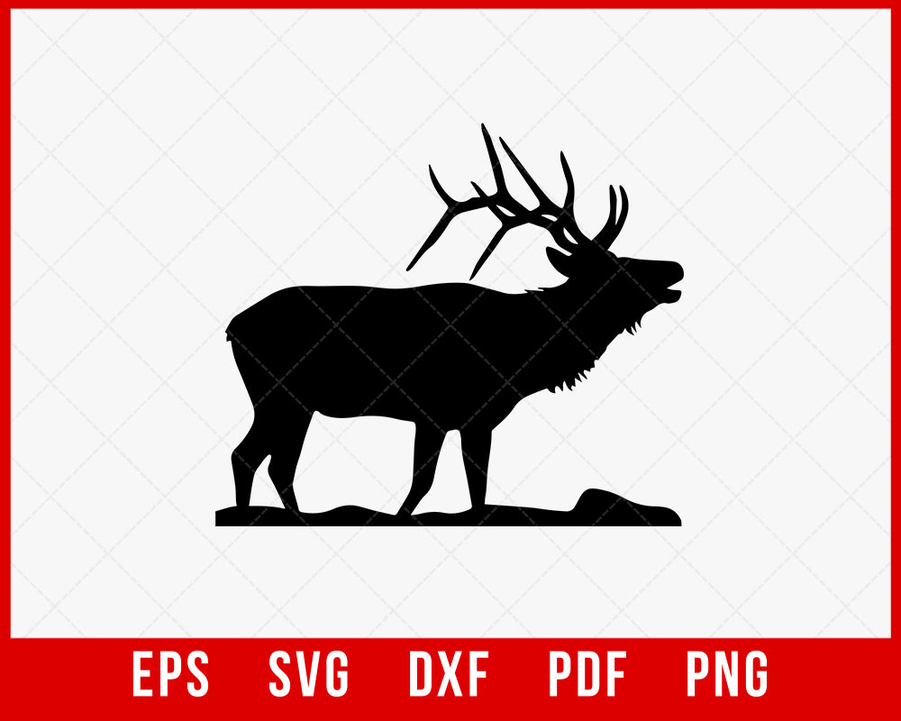 Bull Elk Silhouette Clip Art bull-elk-silhouette-clip-art