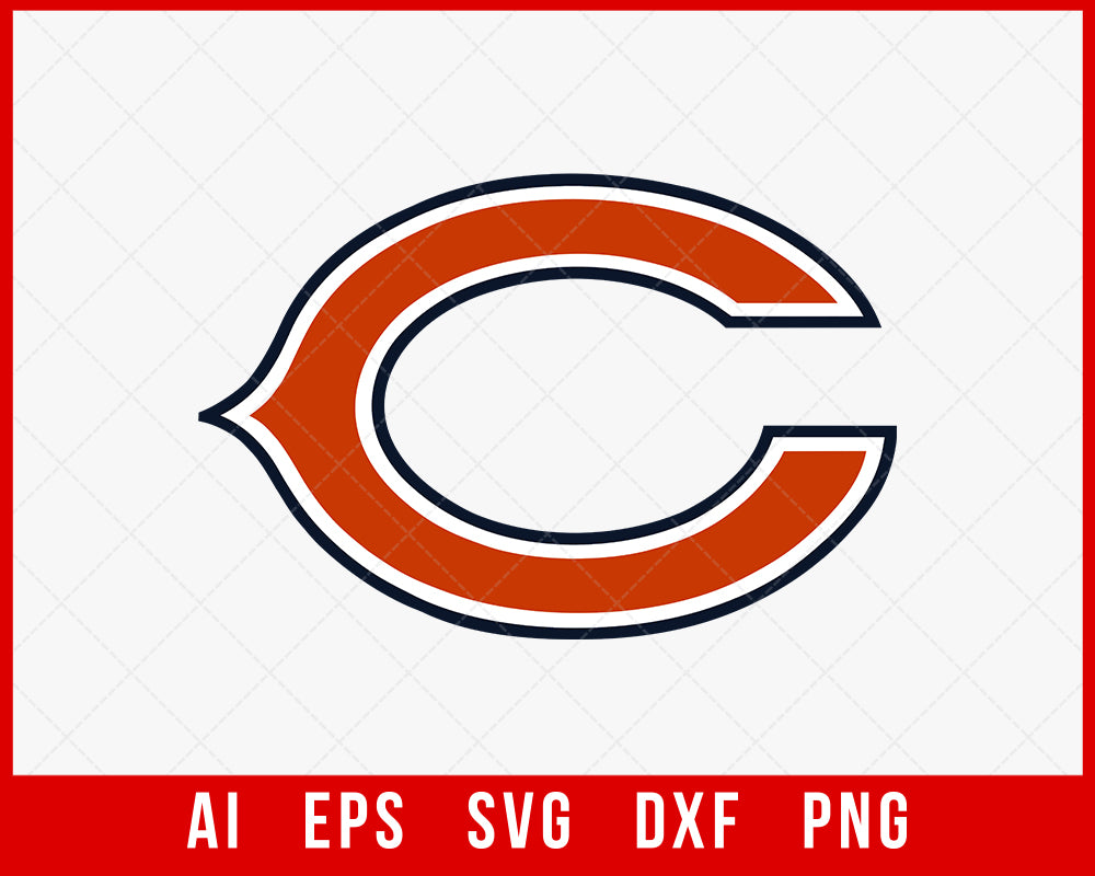 Chicago Bears T-shirt Design SVG  Creative Design Maker –  Creativedesignmaker