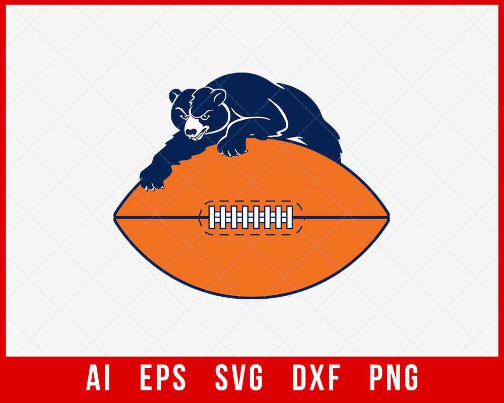 Chicago Bears SVG Files Instant Download For Silhouette and Cricut