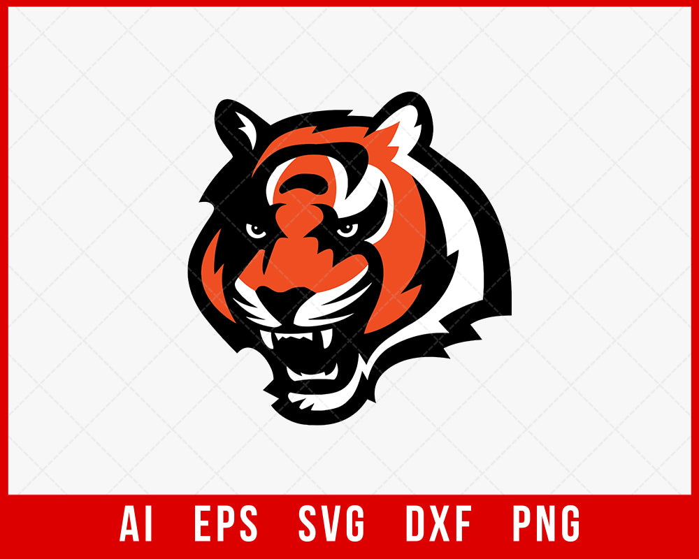 Cincinnati Bengals Logo NFL SVG  Creative Design Maker –  Creativedesignmaker