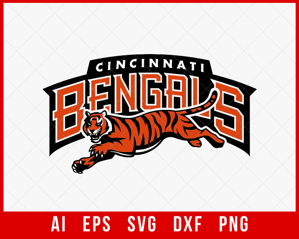 Cincinnati Bengals NFL Team Tigers SVG