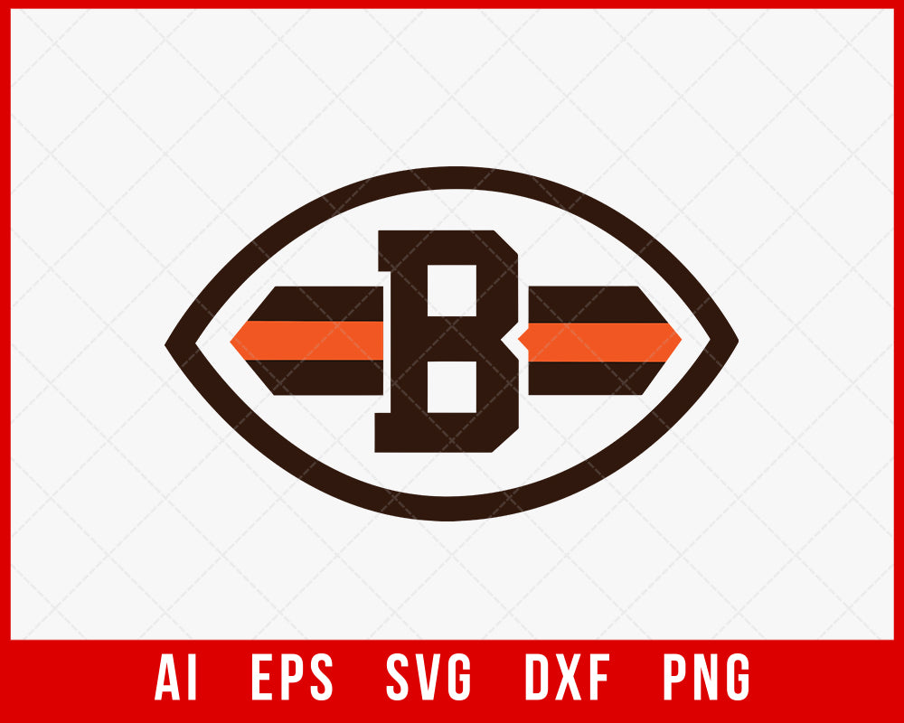 Cleveland Browns Logo Silhouette NFL  Creative Design Maker –  Creativedesignmaker
