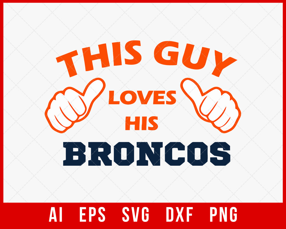 Denver Broncos NFL Decal Sticker