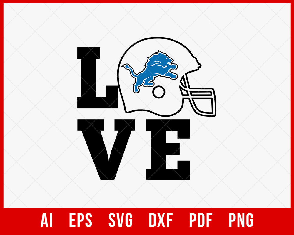 NFL Logo Detroit Lions, Detroit Lions SVG, Vector Detroit Lions Clipart Detroit  Lions American Football Kit Detroit Lions, SVG, DXF, PNG, American Football Logo  Vector Detroit Lions EPS Download NFL-files For Silhouette