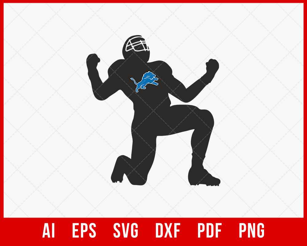 Lions Football Super Fan SVG File | Creative Design Maker –  Creativedesignmaker, image size:1000x800