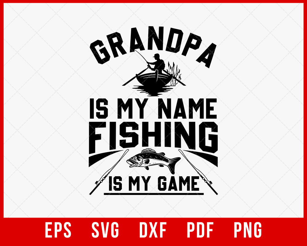 Fishing Gift for Men T-Shirt Fishing SVG