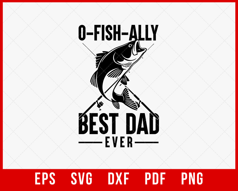 Best Dad Ever Fish Man T-Shirt Fishing SVG  Creative Design Maker –  Creativedesignmaker