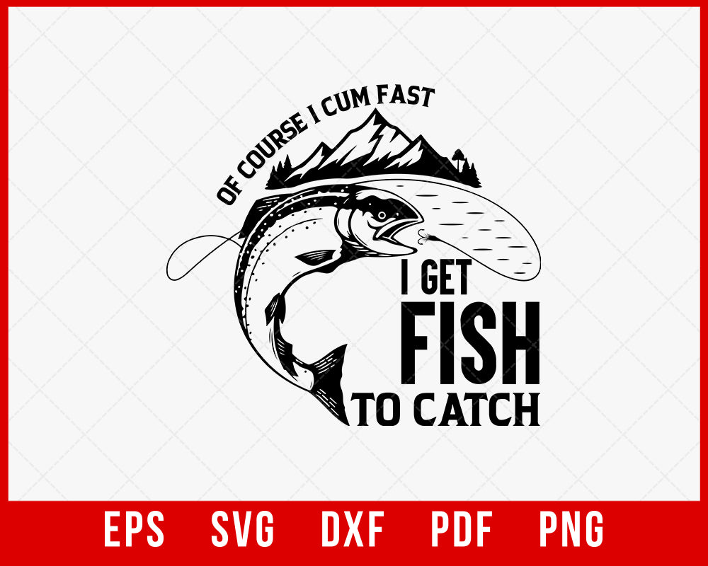 Fish Catch Fishing Gifts T-Shirt Fishing SVG