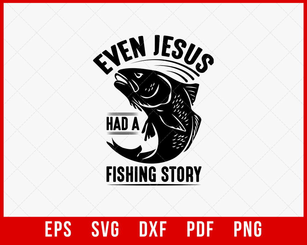 Funny Fishing T Shirt Gift For Cool Christian Fisherman Jesus Story Tee  Shirts With Witty Saying Bible Verse Fly Fishing Lure Graphic Humor T-Shirt