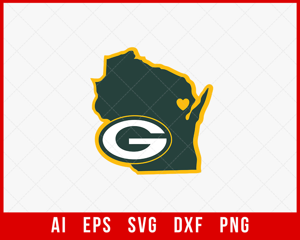 Green bay packers Svg, Football Team Logo Svg, Football Svg, NCAA