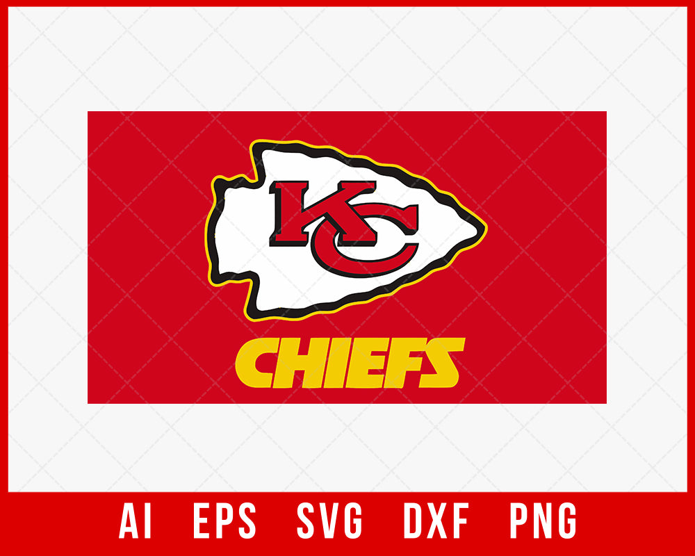 Kansas City Chiefs Logo Shirt Design SVG File for Cricut Maker and  Silhouette Cameo Digital Download