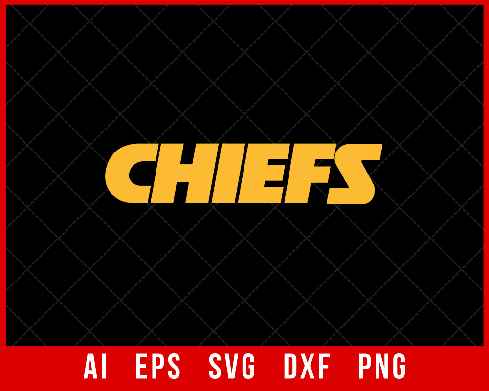 Kansas City Chiefs Logo Shirt Design SVG File for Cricut Maker and  Silhouette Cameo Digital Download