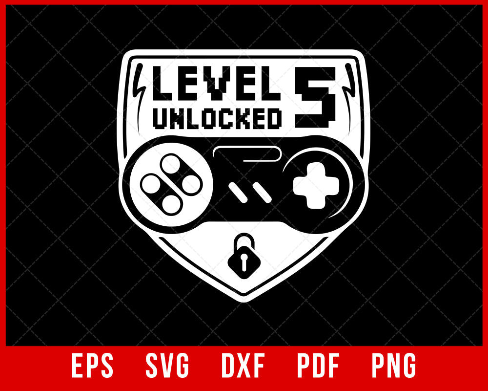 Level 5 Unlocked T-Shirts for Sale