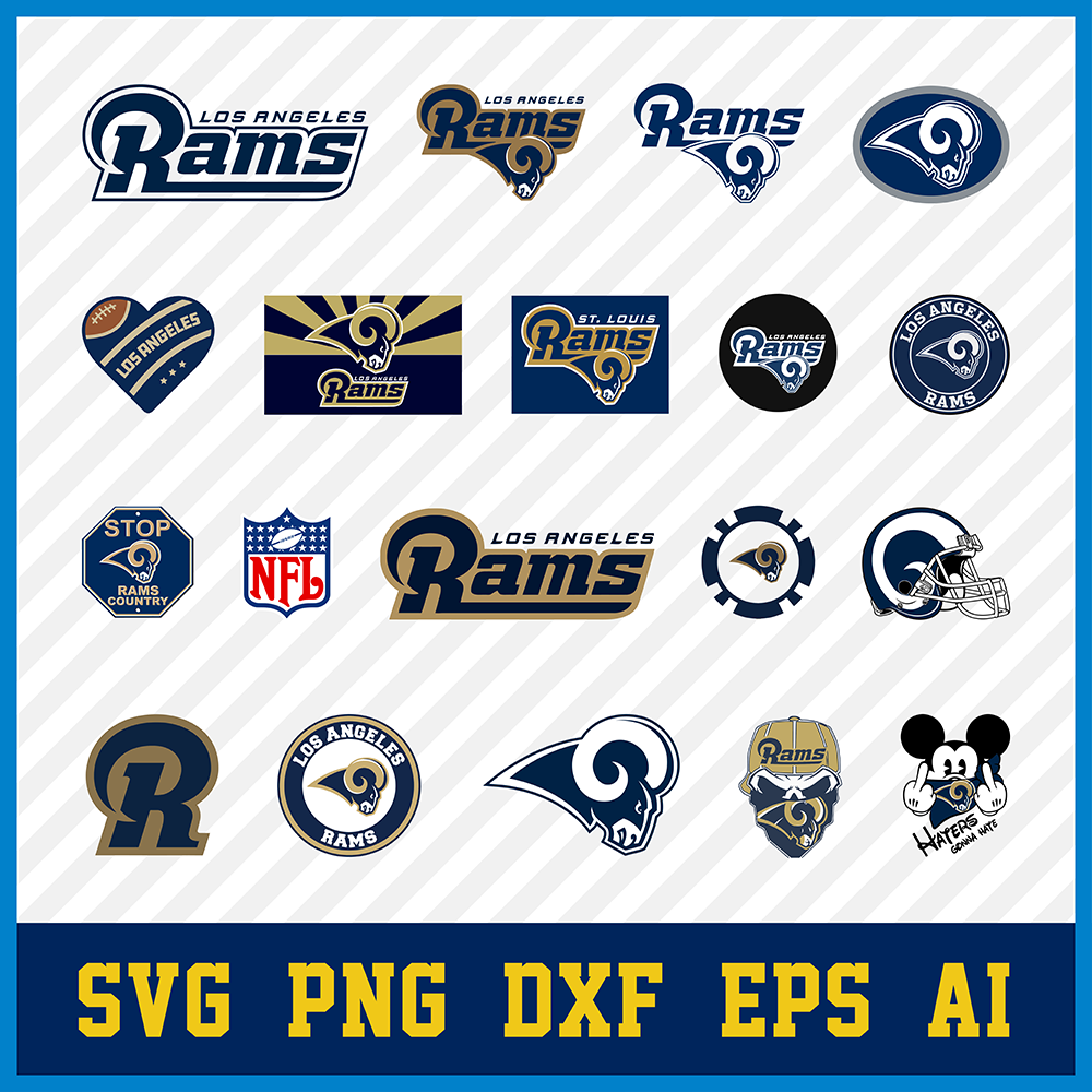 Los Angeles Rams Lip, Svg Png Dxf Eps Digital Files - free svg files for  cricut