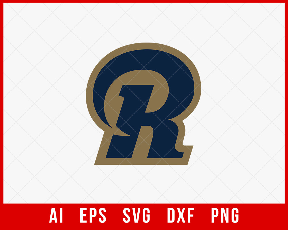 Los Angeles Rams logo Digital File (SVG cutting file + pdf+png+dxf)