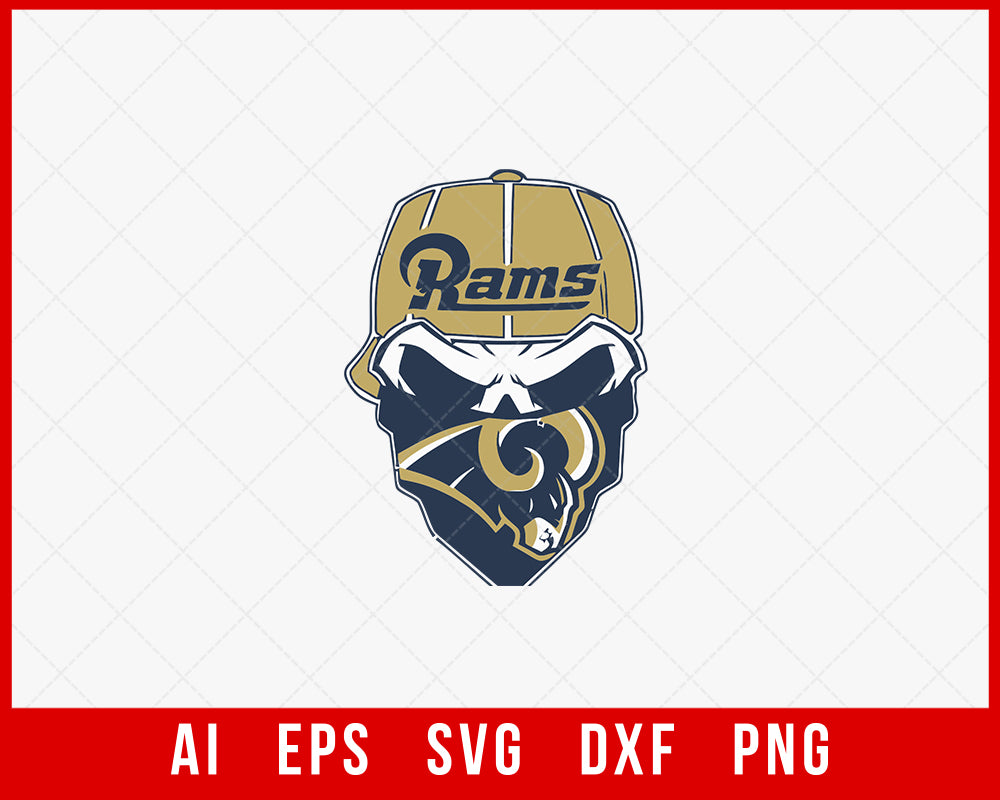Los Angeles Rams Helmet Clipart Sports SVG  Creative Design Maker –  Creativedesignmaker