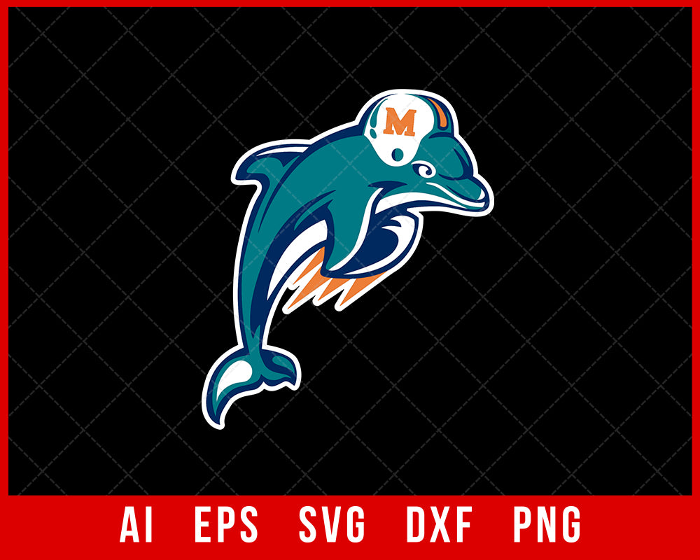 Miami Dolphins M Logo  Miami dolphins logo, Miami dolphins, Miami marlins