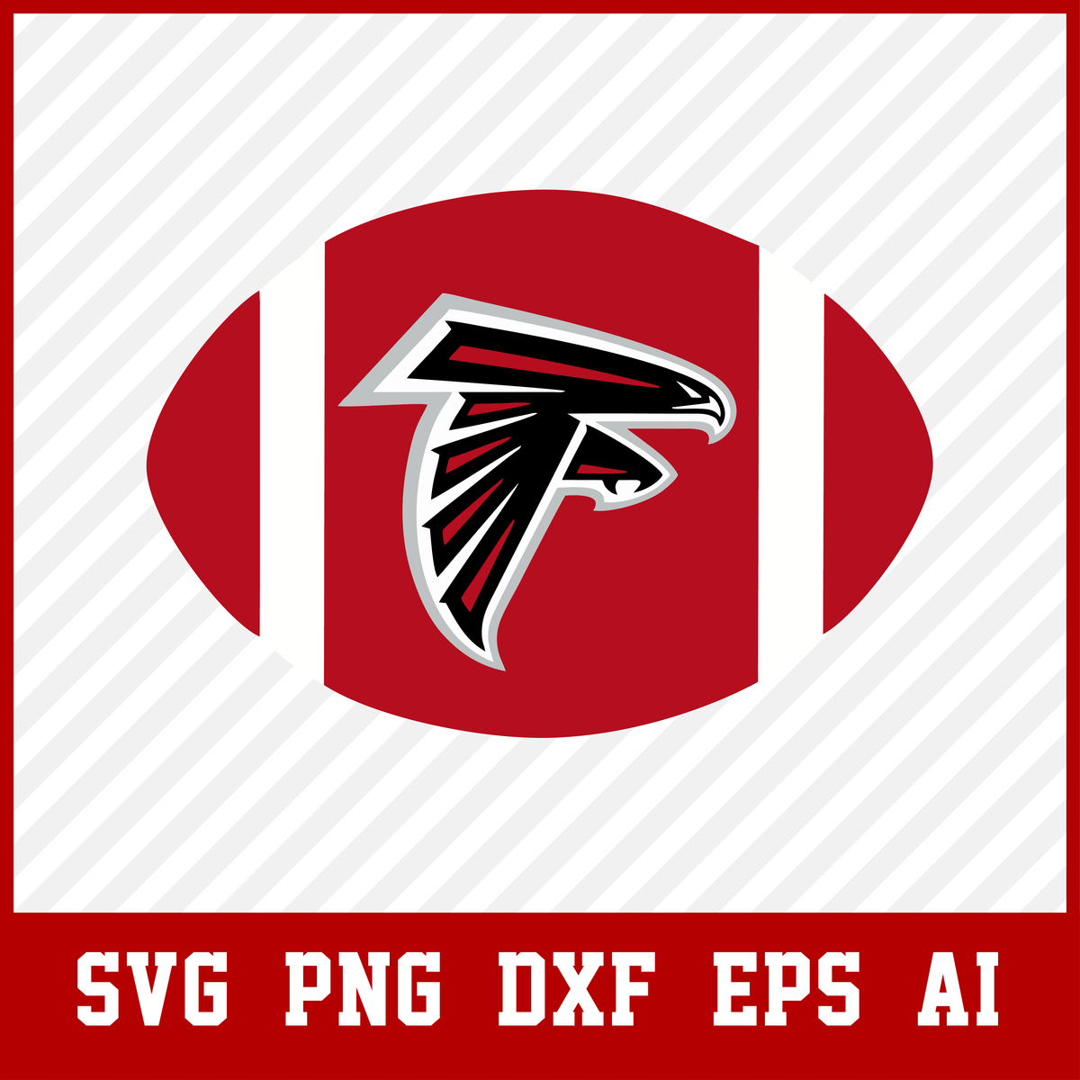 NFL Atlanta Falcons Sports Logo  Creative Design Maker –  Creativedesignmaker