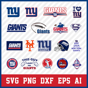 New York Giants Svg Bundle, Giants Svg, New York Giants Logo, Giants Clipart, Football SVG bundle, Svg File for cricut, Nfl Svg  • INSTANT Digital DOWNLOAD includes: 1 Zip and the following file formats: SVG, DXF, PNG, EPS, PDF  • Artwork files are perfect for printing, resizing, coloring and modifying with the appropriate software.