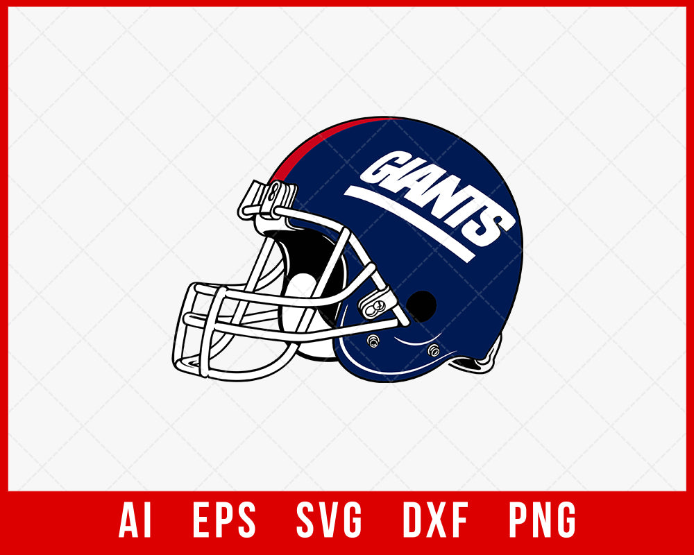 NFL Club NY Giants Helmet Clipart SVG  Creative Design Maker –  Creativedesignmaker