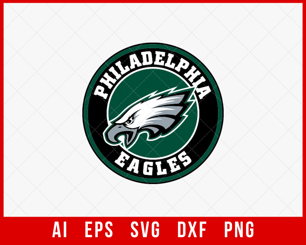 Eagles Mascot svg, Philadelphia Eagles SVG, Eagles Football SVG