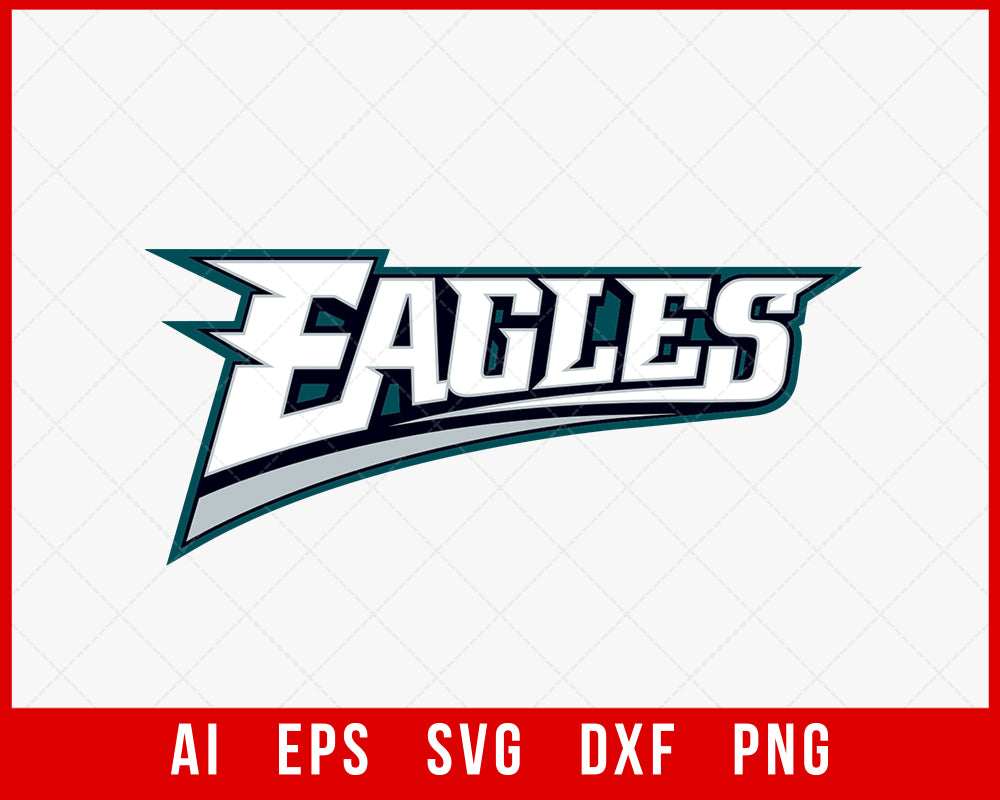 Philadelphia Eagles Logo SVG Decal NFL SVG Cut File for T-shirt Cricut  Digital Download