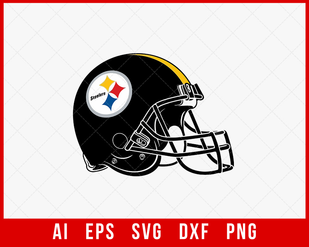 Pittsburgh Steelers Helmet Clipart Silhouette