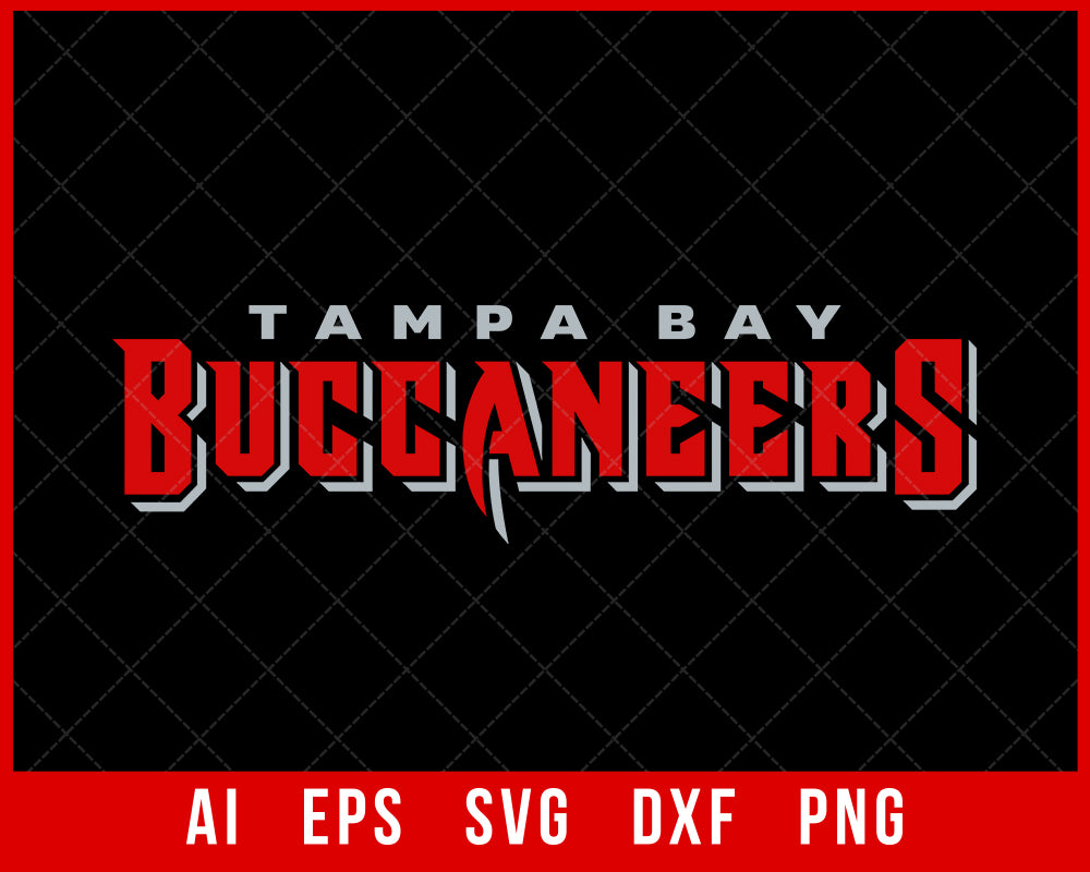 Tampa Bay Buccaneers Team Logo Silhouette NFL SVG Cut File for Cricut  Digital Download