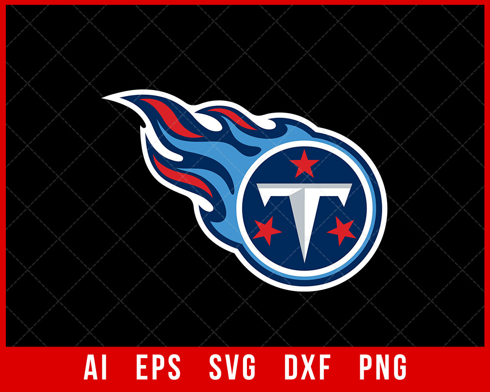 Titans Football Shirt Design SVG DXF Cut File