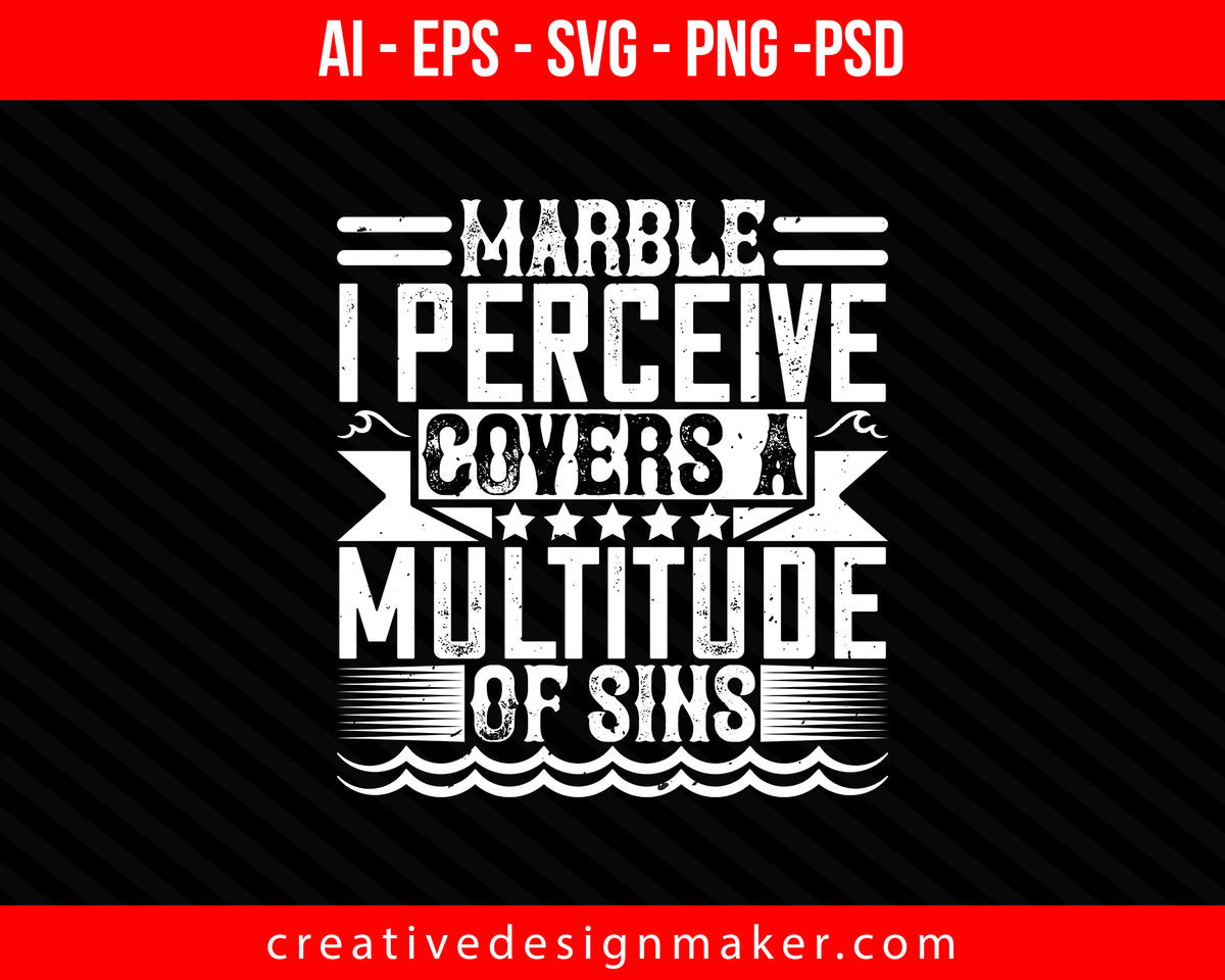 Marble, I perceive, covers a multitude of sins Architect