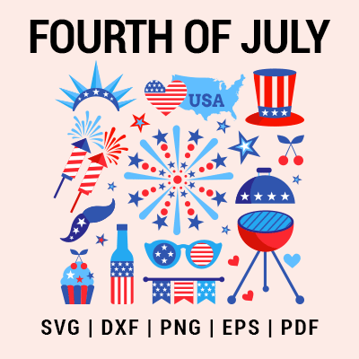 Fourth of July svg