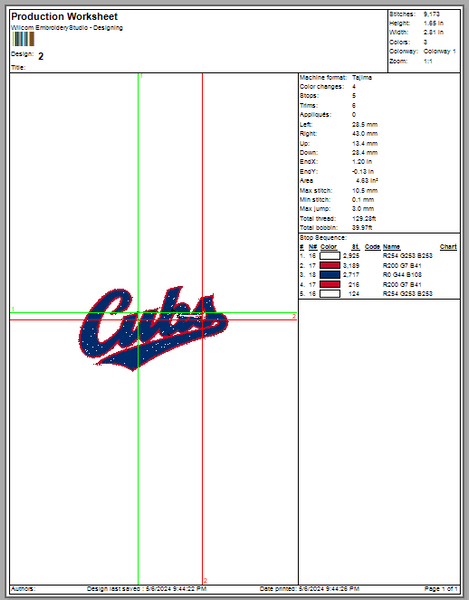 Chicago Cubs Embroidery, Mlb Embroidery, Machine Embroidery, 4 File sizes- Instant Download