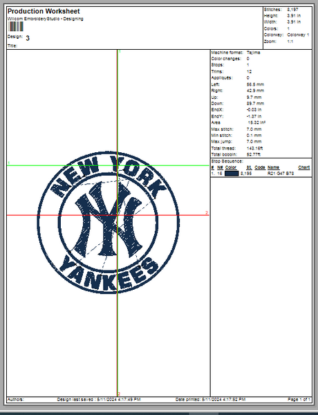 New York Yankees Embroidery, Mlb Embroidery, Machine Embroidery, Baseball Embroidery, 4 File sizes- Instant Download