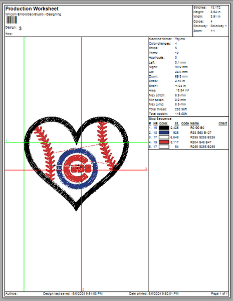 Chicago Cubs Embroidery, Mlb Embroidery, Machine Embroidery, 4 File sizes- Instant Download