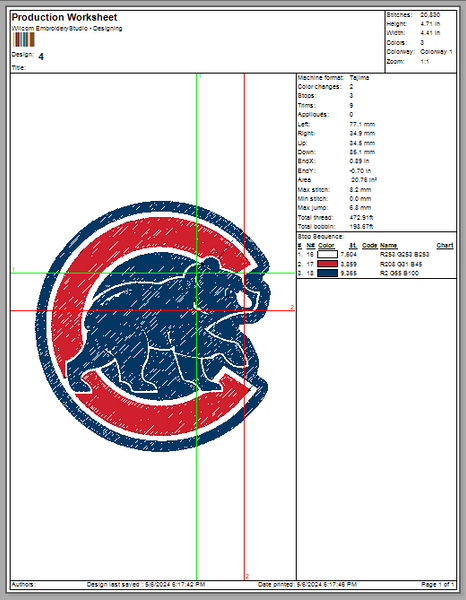 Chicago Cubs Embroidery, Mlb Embroidery, Machine Embroidery, 4 File sizes- Instant Download