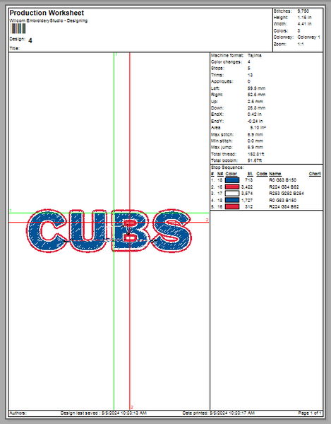 Chicago Cubs Embroidery, Mlb Embroidery, Machine Embroidery, 4 File sizes- Instant Download