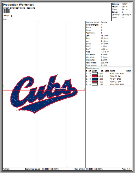 Chicago Cubs Embroidery, Mlb Embroidery, Machine Embroidery, 4 File sizes- Instant Download