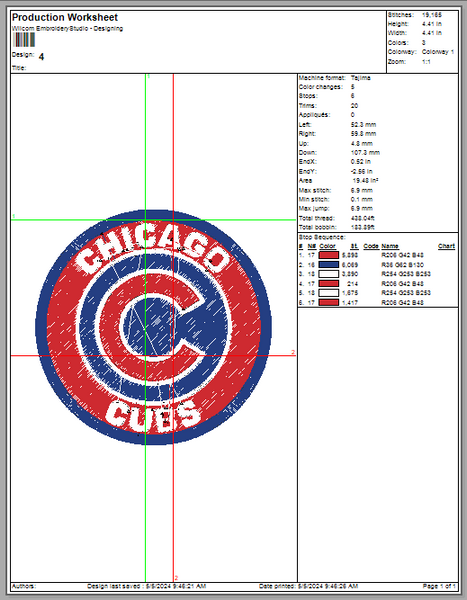 Chicago Cubs Embroidery, Mlb Embroidery, Machine Embroidery, 4 File sizes- Instant Download