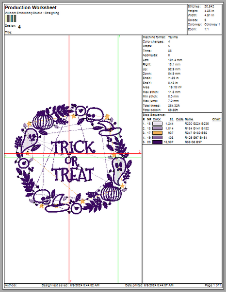 Halloween Machine Embroidery Digiting Design, 4 File sizes- Instant Download